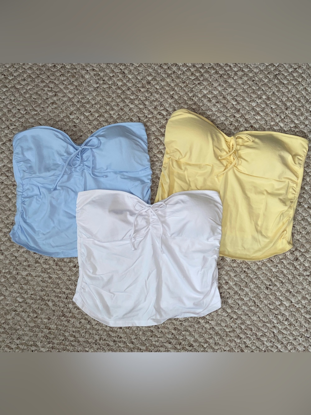 LOT OF 3 STRAPLESS TOPS - SIZE 16